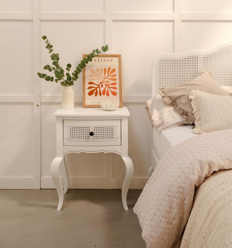 Louis bedside table cane - louis,