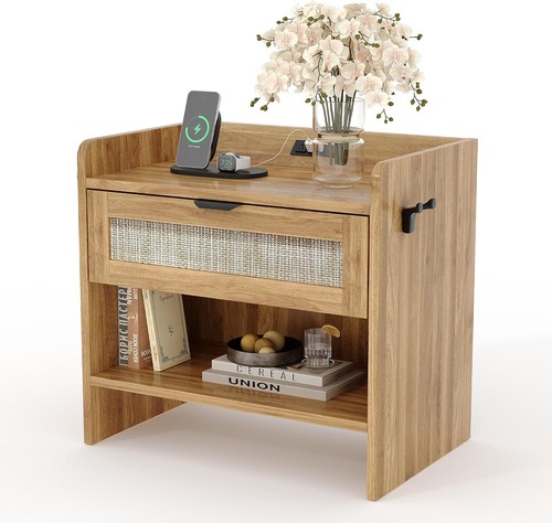 Nightstands rattan bedside - nightstands,