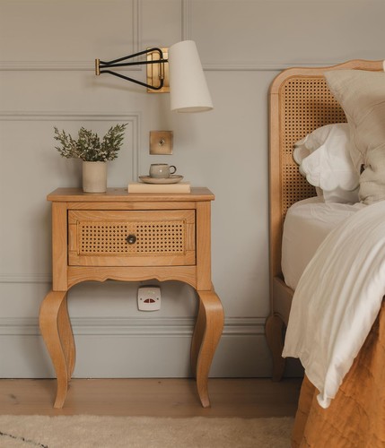 Louis bedside table cane - louis, table,