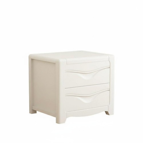 Bedside table with woven - with,