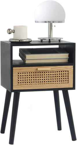Mid century black end - mid,