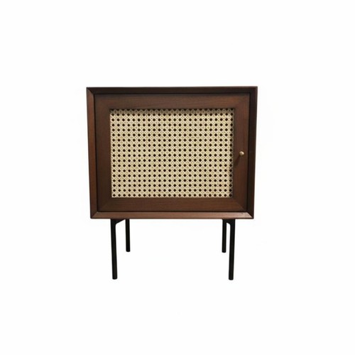 End table rattan door - table,
