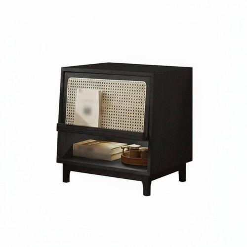 Rattan nightstand space - rattan,