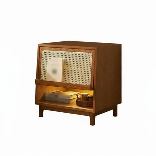 Rattan nightstand ample - rattan,