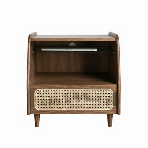 Rattan accent storage - storage, table